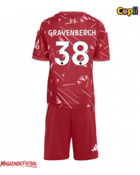 Liverpool Ryan Gravenberch #38 Echipament de Fotbal Replică 2026-27 Copii Acasa (+ Șorturi)